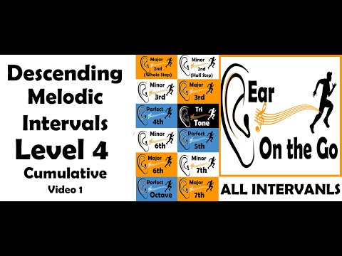 Ear Training Final Boss!  Descending Melodic Intervals ALL Level 4.1