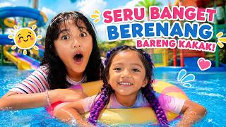 Download lagu DANISA TAKUT AIR SAAT BERENANG SAMA KAK DINAR DAN KAK LEIKA😭😭 #viral #trending mp3