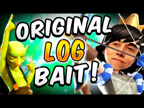 Push HIGH w/ LOW Card Levels! Original Log Bait Deck  — Clash Royale