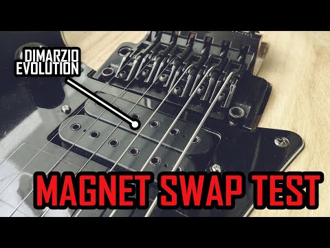 DiMarzio Evolution - Magnet Test | Ceramic vs AlNiCo V