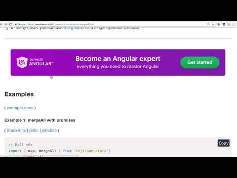 [RxJS v6] 05 - merge and mergeAll