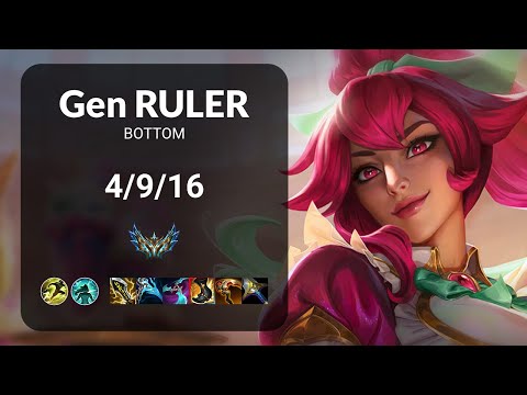 Gen Ruler Sivir vs Han Viper Senna BOTTOM - KR CHALLENGER Patch 15.11