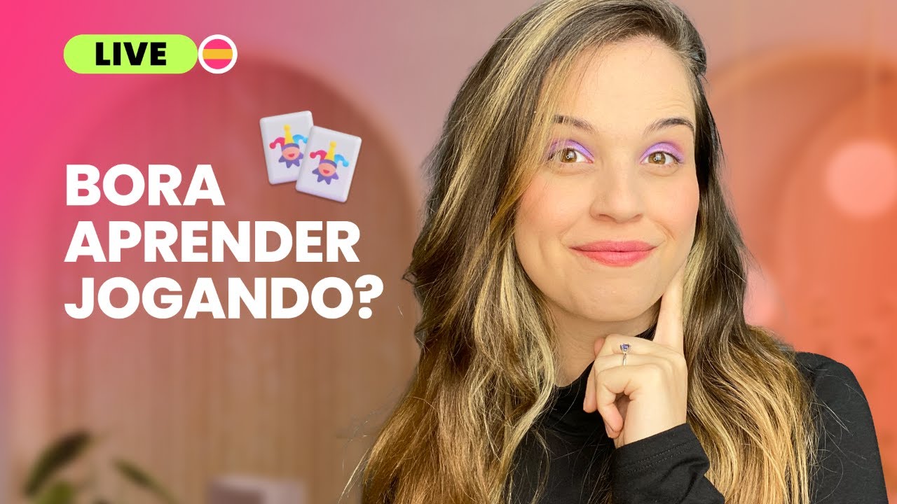 Já pensou em aprender espanhol jogando? Vem pra live ✌️ | Fluency Academy