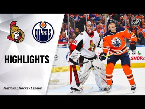 NHL Highlights | Senators @ Oilers 12/4/19