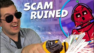 Scammer Begs Me To Stop Destroying Gift Cards