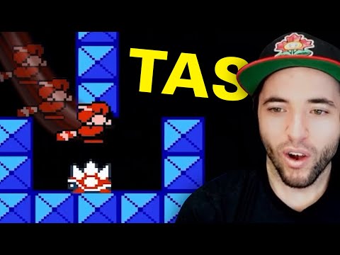 Reacting to the Perfect Mario 3 Speedrun (100% TAS)