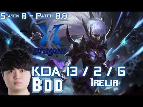KZ BDD IRELIA vs TALIYAH Mid - Patch 8.8 KR Ranked