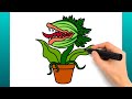 Como Desenhar Audrey 2 De Little Shop Of Horrors Tutorial De Desenho Fácil