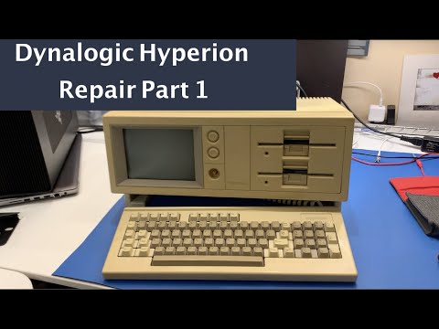 First IBM-Clone, Dynalogic Hyperion, Teardown and Repair