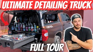 MOBILE DETAILING BUSINESS TRUCK SET UP! - Full Tour - Ultimate Set Up