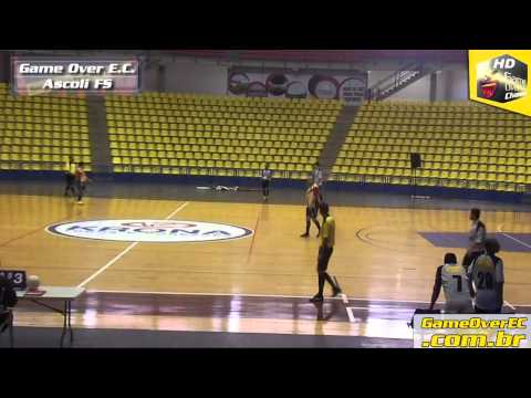Game Over E.C. X A.A. Ascoli - Masc. Master - Copa São Bernardo Futsal 2013 - Disputa 3º Lugar