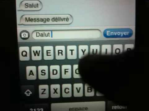 comment regler sms iphone