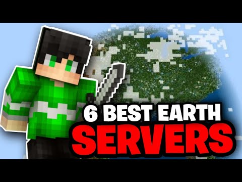6 BEST EARTH SERVERS FOR MINECRAFT 2023! (1080P HD)