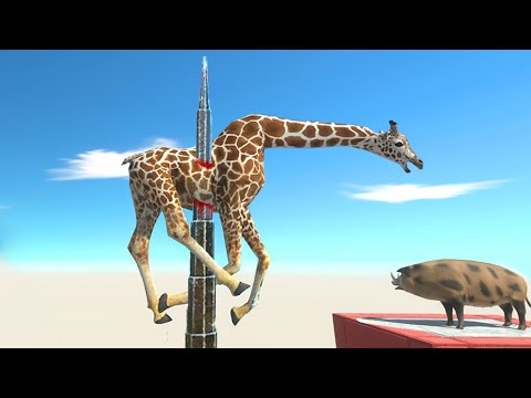 Jump Over Giant Piercer - Animal Revolt Battle Simulator
