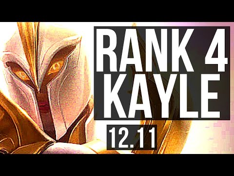 KAYLE vs DARIUS (TOP) | Rank 4 Kayle, 67% winrate, Legendary, 23/4/8 | EUW Challenger | 12.11