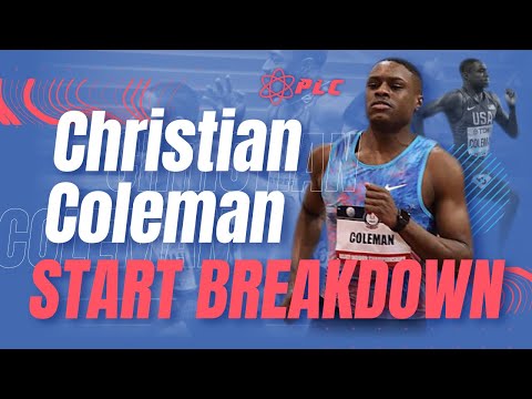 Départ décortiqué en 240fps : Christian Coleman
