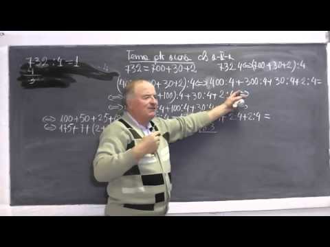 1/2 Lectia 689 - Algoritmul impartirii explicat | Impartiri | Teorema impartirii cu rest - Clasa 4