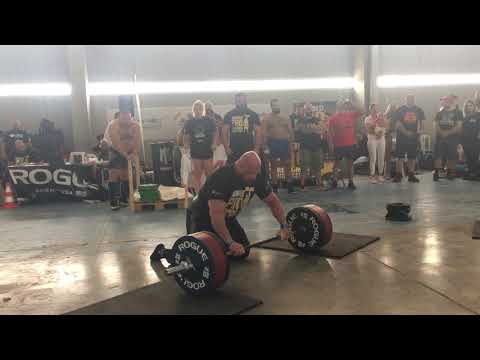 JF Caron 805lbs/365kg Deadlift for 7 reps