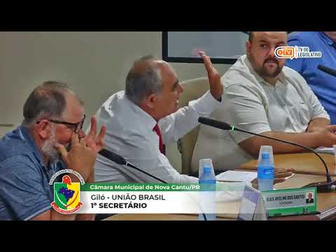 Sessão da Câmara Municipal de Vereadores de Nova Cantu - 17 de Agosto de 2026