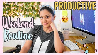 my productive weekend routine ✨ | Quarantine Edition | Meghna Verghese