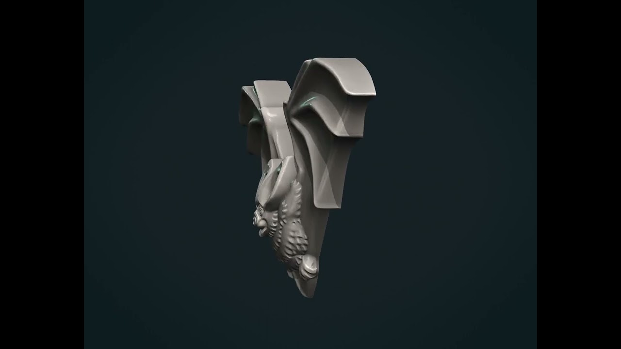 コウモリペンダント 3Dプリントモデル