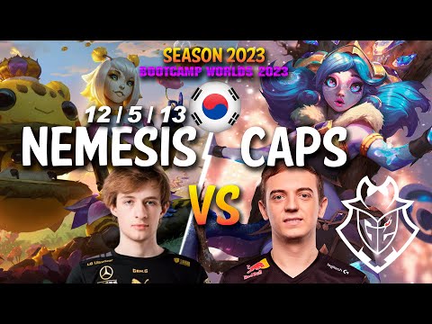 Nemesis vs G2 Caps - Nemesis ORIANNA vs Caps NEEKO Mid - Patch 13.19 KR Ranked