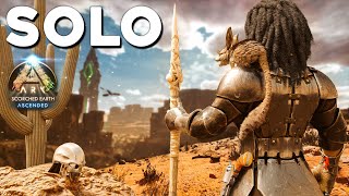 SOLO Start On SCORCHED Earth! | Ark Ascended Small Tribes PvP