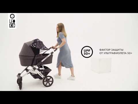 Инструкция крепления козырька Leokid на коляску-люльку для новорожденных
