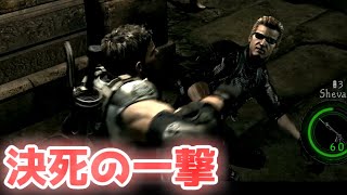 初心者とやるバイオハザード５　チャプター５－３（後半）