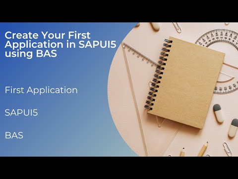 Create your First Project in SAPUI5 using BAS | Step by Step Guide | Edu Oceans