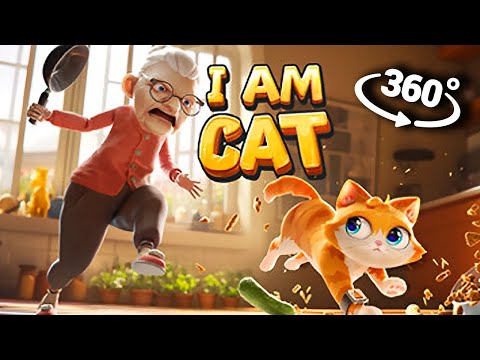 360° VR Trailer of I Am Cat - Escape Granny's House & Date Girlfriend