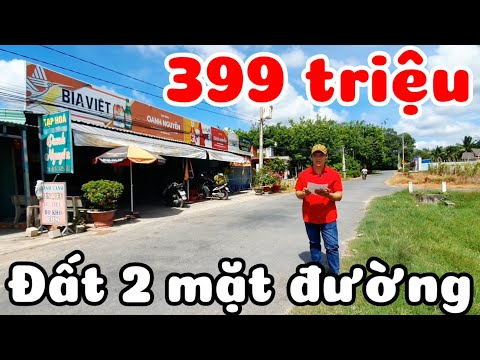 Bán đất 6x65 giá rẻ 399 triệu 2 mặt đường cách nhựa 20m có thổ cư gần trường học Long Chữ Tây Ninh