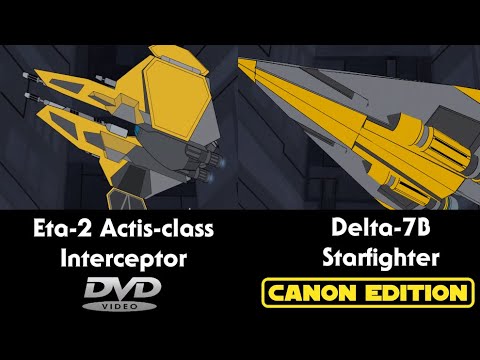 Anakin's NEW Delta-7B Starfighter | Clone Wars Canon Edit @DarthPorg