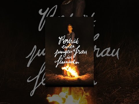 Porträt einer jungen Frau in Flammen