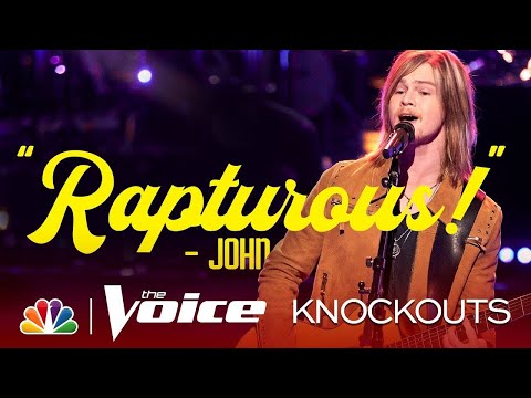 Jake HaldenVang's "Powerful" Performance Reminds Kelly of Prince - The Voice Knockouts 2019