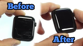 Remove Apple Watch Scratches Yourself - No Screen Replacement - Latest Application - Zcratch UV