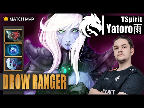 Drow Ranger Safelane | TSpirit.Yatoro | DR SUPER BASIC BUT POWERFUL BUILD | 7.33e Gameplay Highlight