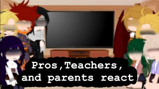 Pros + parents React to: "Teachers Pet|| BKDK|| READ DESC!