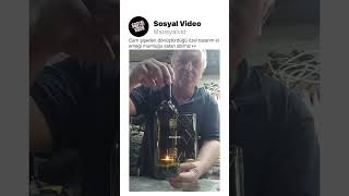 Cam şişeden dönüştürdüğü özel tasarım el emeği mumluğu satan abimiz 👀