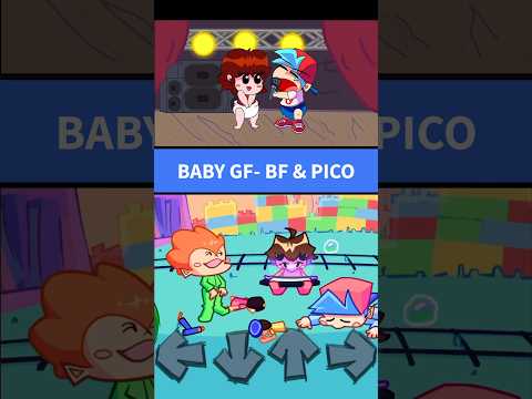 Baby BF - GF - Pico - FNF Mobile Mod #fnf #fridaynightfunkin