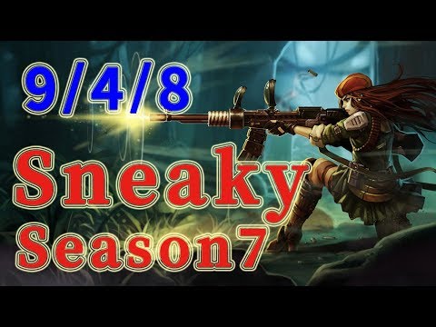 C9 Sneaky Caitlyn ADC vs Jhin Patch 7.21