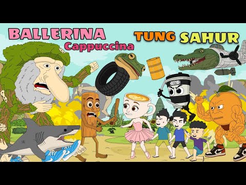 BRAINROT ANIMATION BALLERINA CAPPUCCINA TUNG TUNG SAHUR BONECA Part 4 to 6 | Pinoy Animation