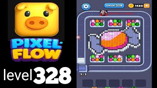 Pixelflow level 328 Guide Walkthrough Solution