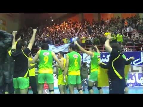 جشن قهرمانی تیم والیبال کاله