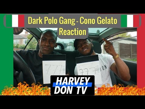 DARK POLO GANG - CONO GELATO (Prod by Sick Luke) Reaction
