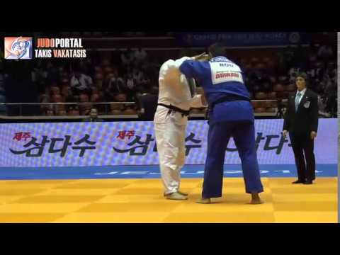 Judo Grand Prix Jeju 2014 Bronze o100kg BATTULGA Temuulen (MGL) vs. SIMIONESCU Vladut (ROU)