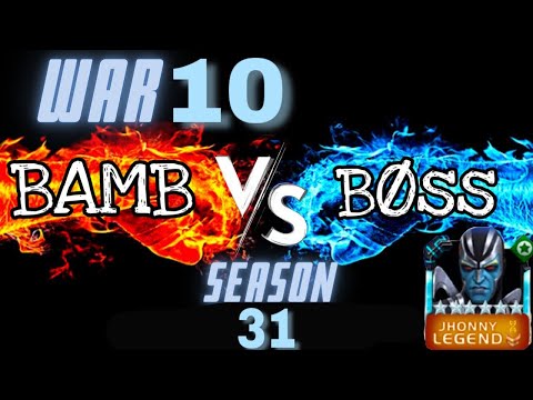 Season 31 | Aw 10 | 5 Fights | BAMB x BØSS | Mcoc