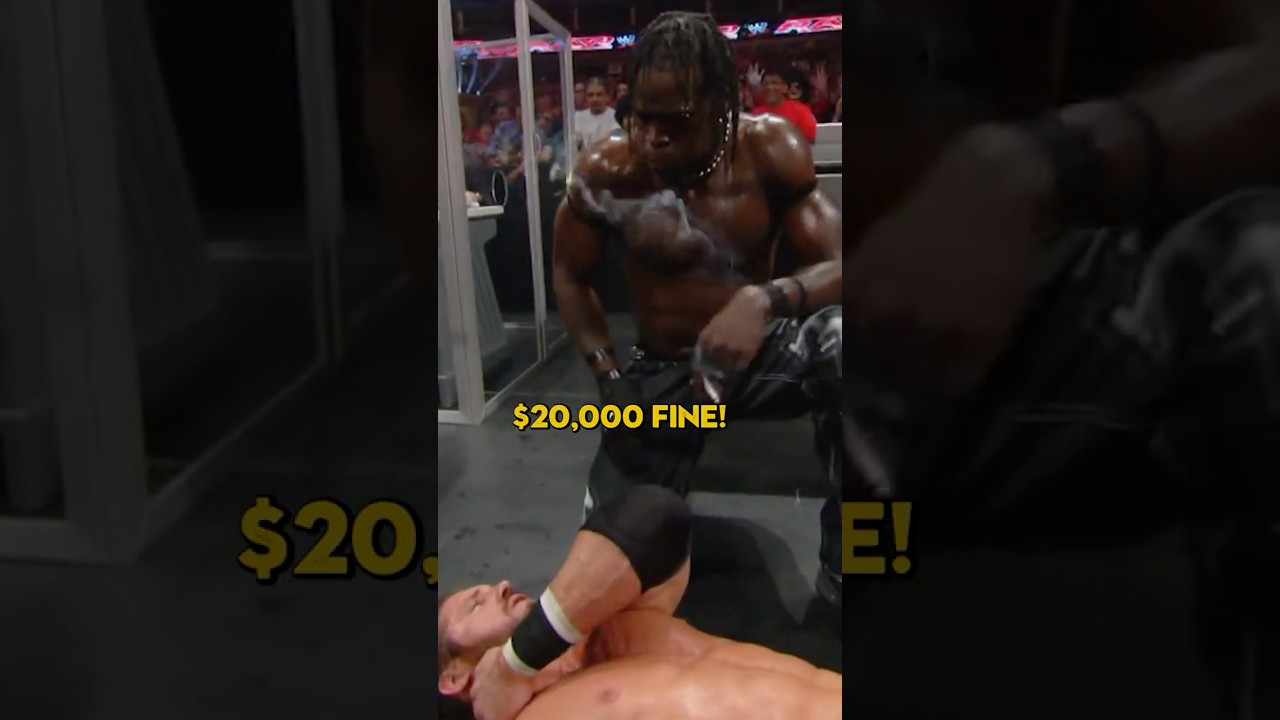 R-Truth Got Fined $20,000 For Smoking On TV