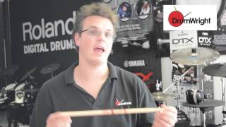 Video thumbnail for DrumWright Quick Guide to ProMark Joey Jordison Signature Sticks by Drum Wright