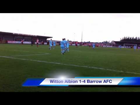 Witton Albion v Barrow AFC - Boyes 4 th goal